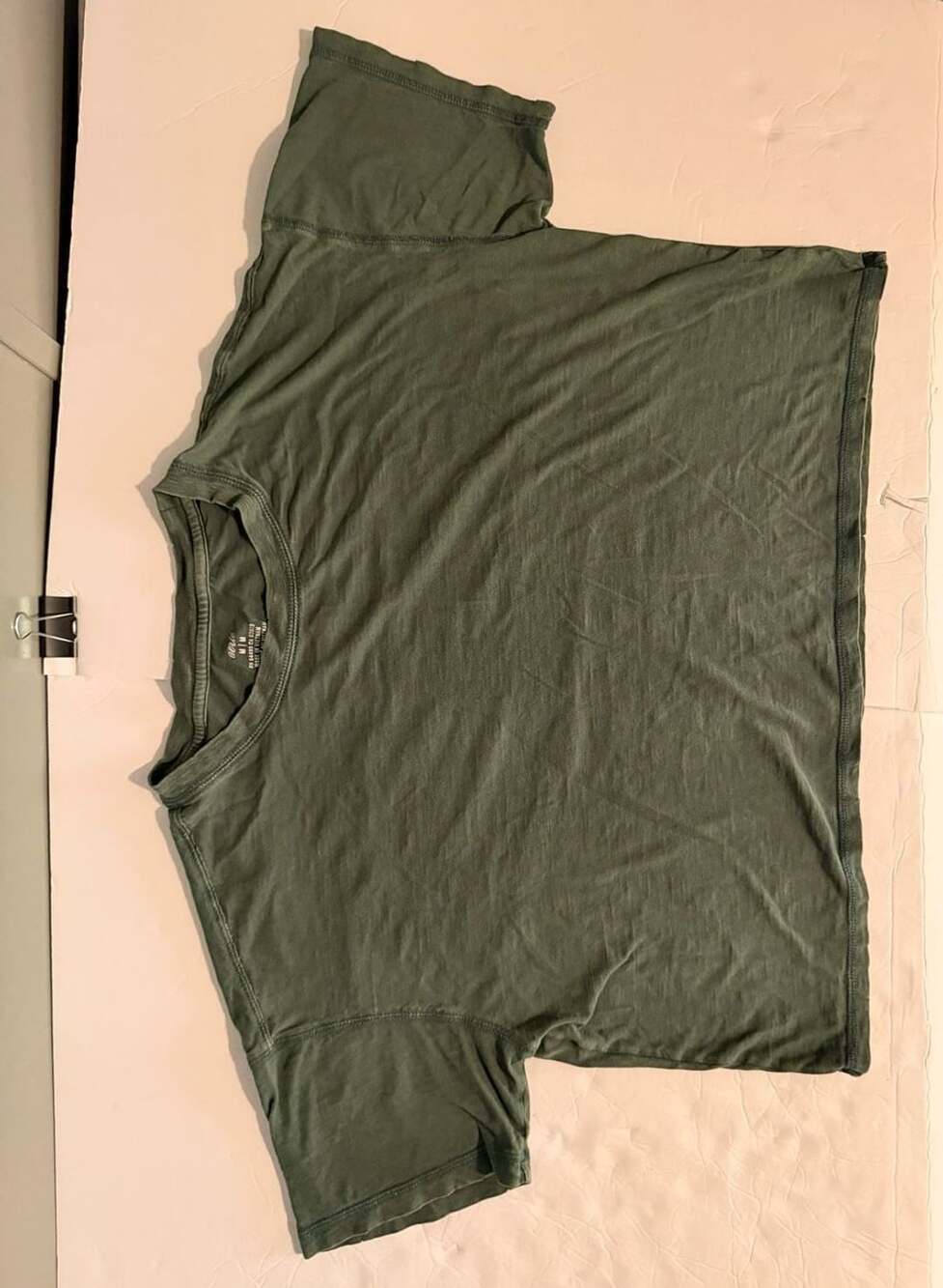 Aerie Green Oversized Crop T-Shirt Size M